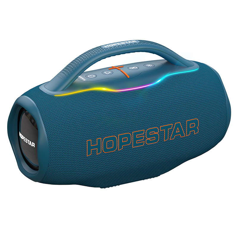 HOPESTAR H87 新しいポータブルワイヤレス Bluetooth スピーカー屋外防水サブウーファーハイパワーカードオーディオ|undefined