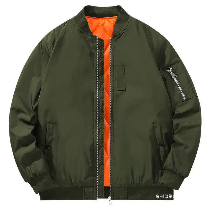 Трансграничные оптовые мужские куртки весна и осень пилотов свободный тренд отдыха 2023 Новый MA-1 поколение волос