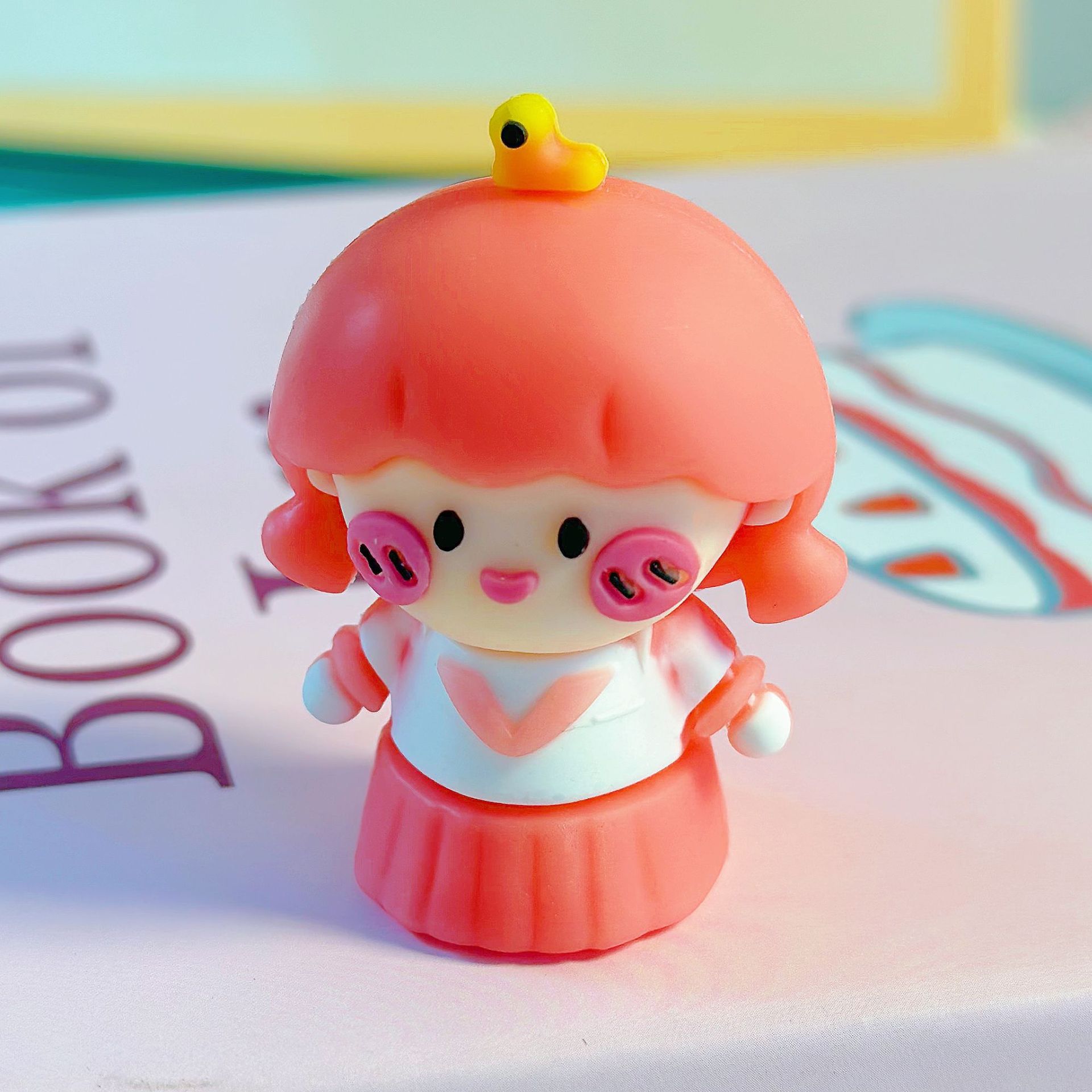 Cartoon silicone children's handheld sharpener