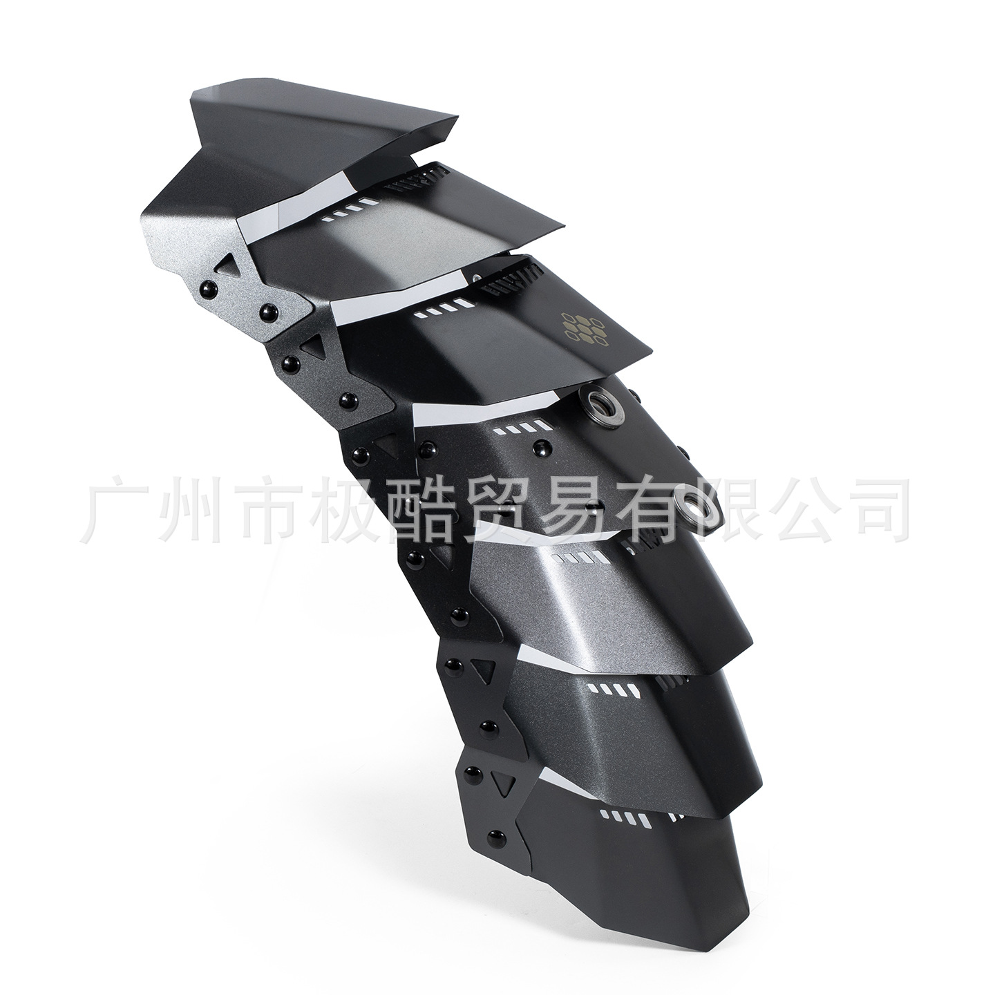 Hciti Red City Aluminum Alloy Louvered Rear Fender Armor Modified Electric Motorcycle Electric Scooter