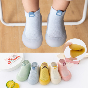 Baby Toddler Shoes Baby Shoes and Socks 2022 Spring and Summer New Men's and Women's Children's Soft Bottom Non-slip Indoor Floor Shoes and Socks