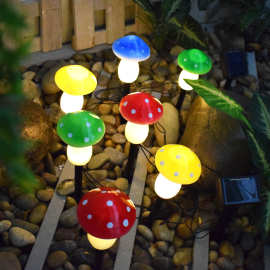 太阳能户外庭院灯仿真蘑菇草坪地插花园草坪景观氛围装饰灯