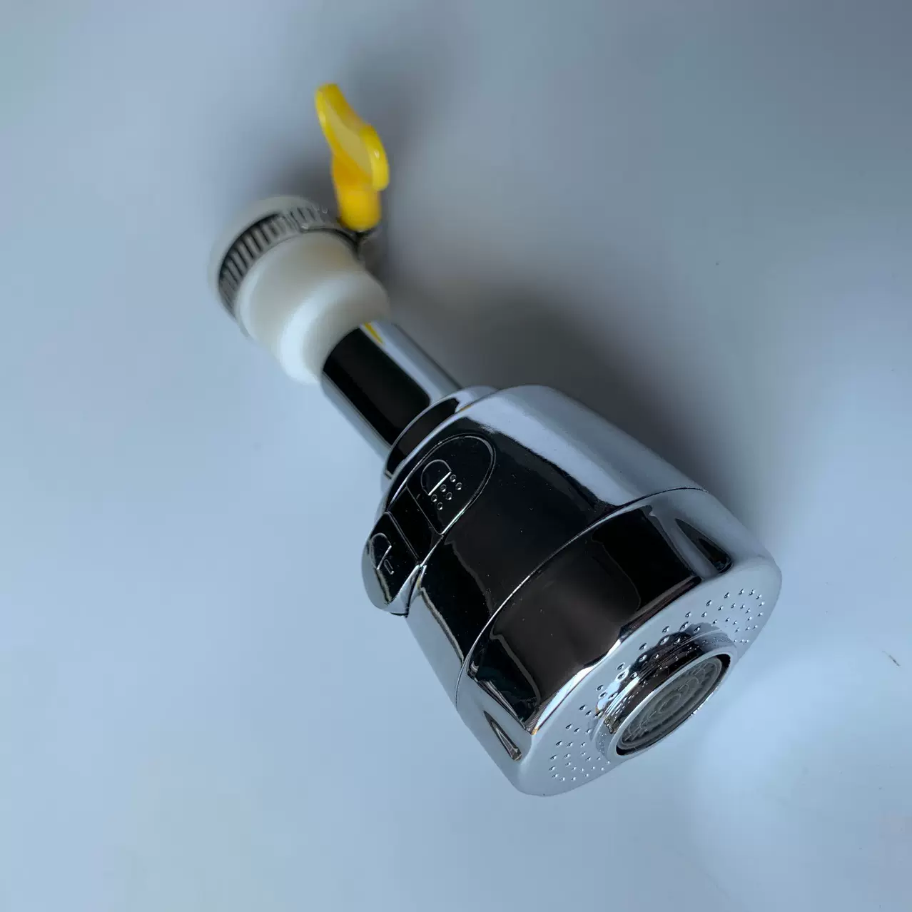 厂家供应厨房龙头快接防溅增压小喷头双出水软胶延伸安配多款喷头