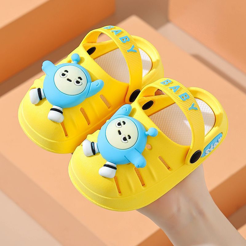 Zapatillas infantiles princesa de verano lindo interior pisar mierda sensación de dibujos animados baño antideslizante padre-hijo zapatillas frías image 7