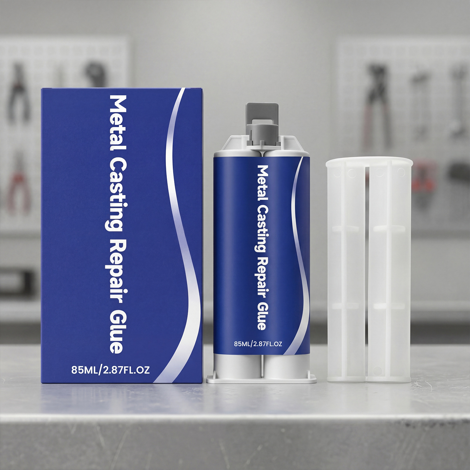 Metal Casting Repair Glue, High Temperature Resistant Welding Glue, Metal Sealing Glue for Casting Holes, Air Holes, Cracks, and Electric Welding Strong Adhesive