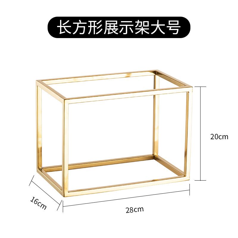 デザート台の置物展示棚の高級ケーキトレーのバイキングの午後のお茶のお菓子棚の冷たい食事の休憩台|undefined