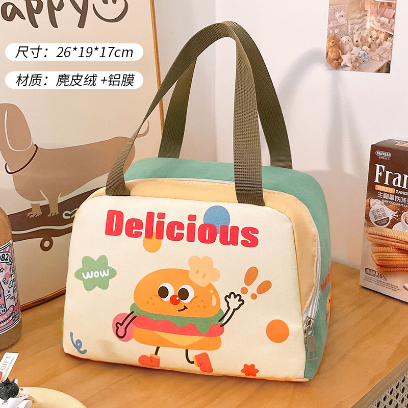 Bonita bolsa de almuerzo de aislamiento, bolsa de almuerzo de oficina, bolsas de almuerzo de arroz, bolsas de desayuno de bocadillos, bolsas de almuerzo portátiles