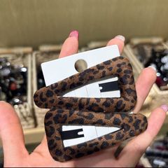 秋冬上新豹纹洋气BB夹日韩简约发夹ins刘海夹碎发夹百搭网红同款