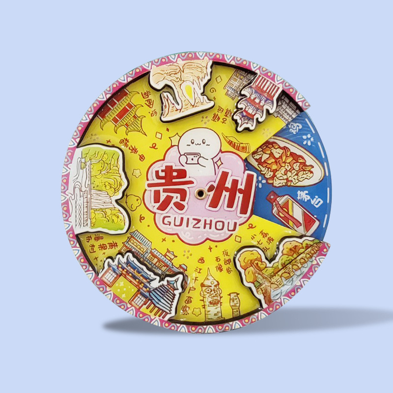 中国都市人気観光名所木製冷蔵庫マグネットカスタマイズされた文化的で創造的な北京パンダ diy マグネット強力な吸引|undefined