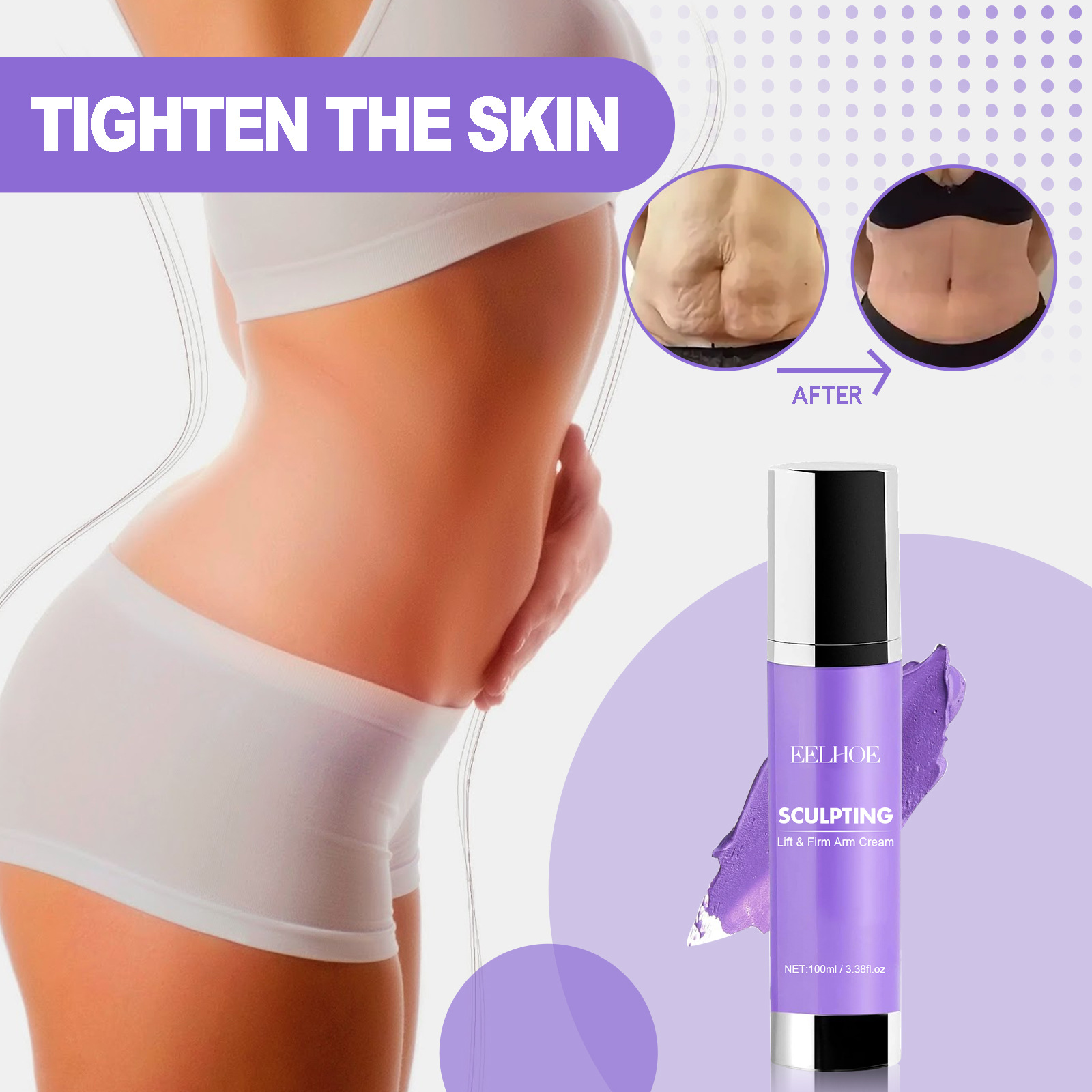 Collageen Liftende, Verstevigende, Abdominale Samentrekking, Massage, Hydraterende en Lichaamsverzorgende Crème_voghion.com