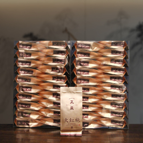 Fujian Tea Factory Wuyi Rock Tea Da Hong Pao Mellow Rock Tea Medium Roast Da Hong Pao Loose Leaf Tea Gift Box Wholesale