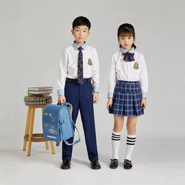 校服定制;男式衬衫;工装、制服