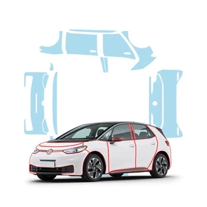 24-26 Volkswagen ID.3 modelləri üçün görünməz Tpu qoruyucu film, cızılmaya davamlı