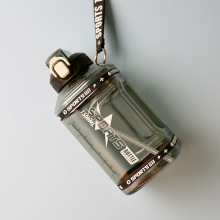 抖音跨境大容量运动顿顿壶弹盖吸嘴吨吨桶夏季户外方形水杯水壶男