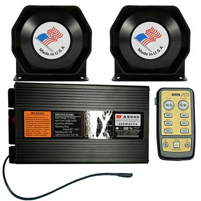 main unit, complete with a – Car horn/tweeter