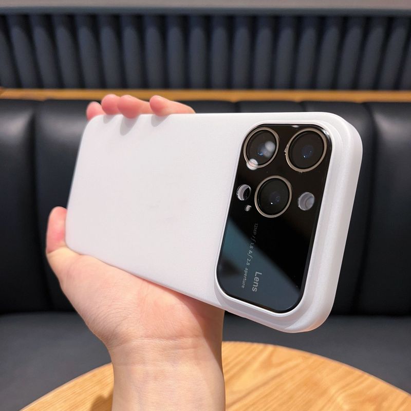 适用苹果16手机壳高级感15简约141312秒变17大视窗iPhone11磨砂PC|undefined