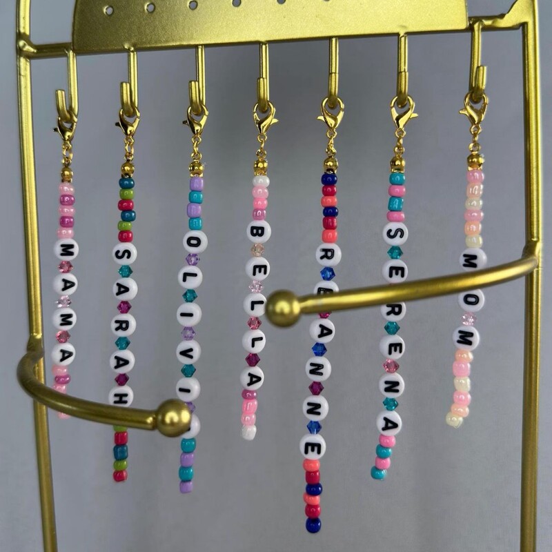European and American Cross-Border Hot-Selling Taylor Swift Friendship Heart Bohemian Style Soft Clay Bead Letter Bag Pendant