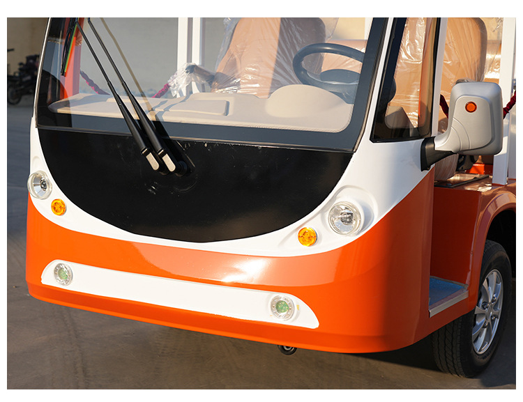 Customized Scenic Spot Tourism Sales Office Reception Vehicle 11 Seats 14 Seats 17 Seats Campus Factory Shuttle Bus Electric Sightseeing Vehicle