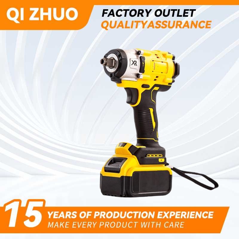 外贸专供大功率电动扳手锂电大扭力无刷电动汽修冲击风炮