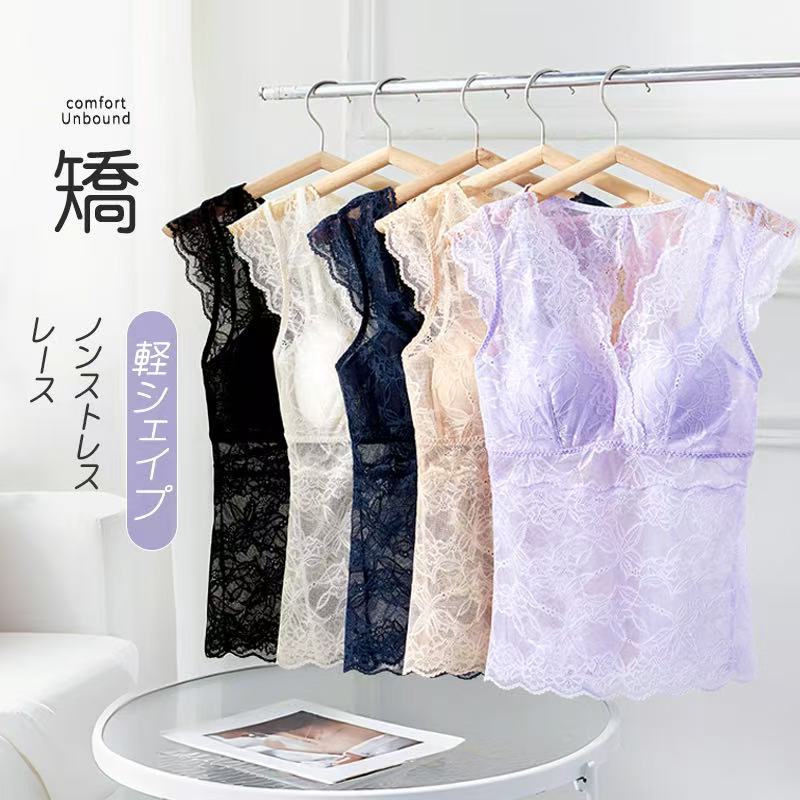 New Large Size Lace Bra-Free Push-Up Shapewear, Comfortable and Breathable, Exported to Japan, Shaping and Tummy Control Corset