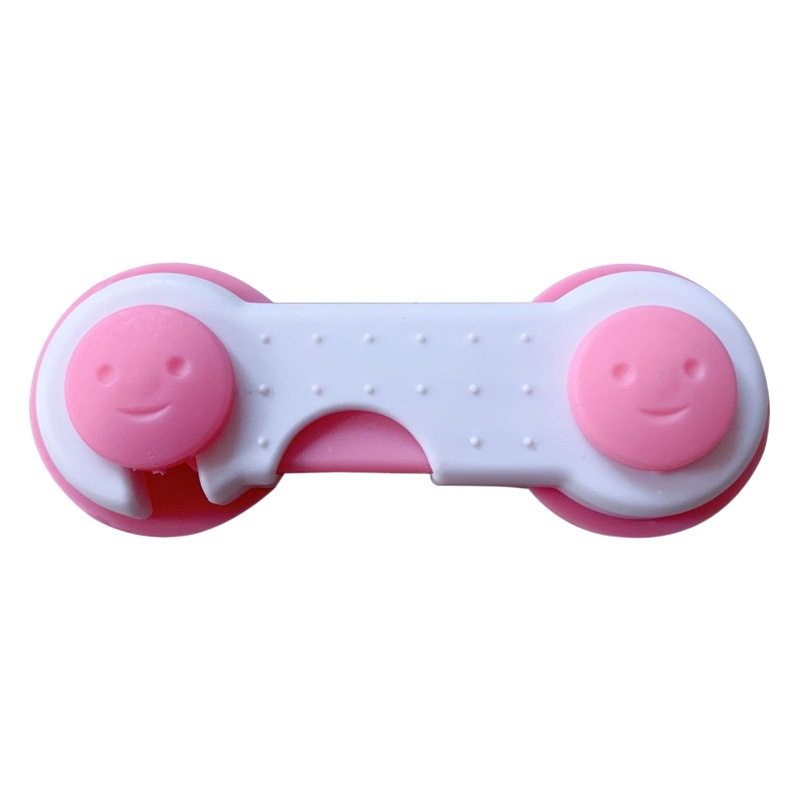 No-Drill Child Safety Lock for Home Use, Prevents Door Opening, Plastic Fastener for Refrigerator and Wardrobe, Anti-Pinch Drawer Lock