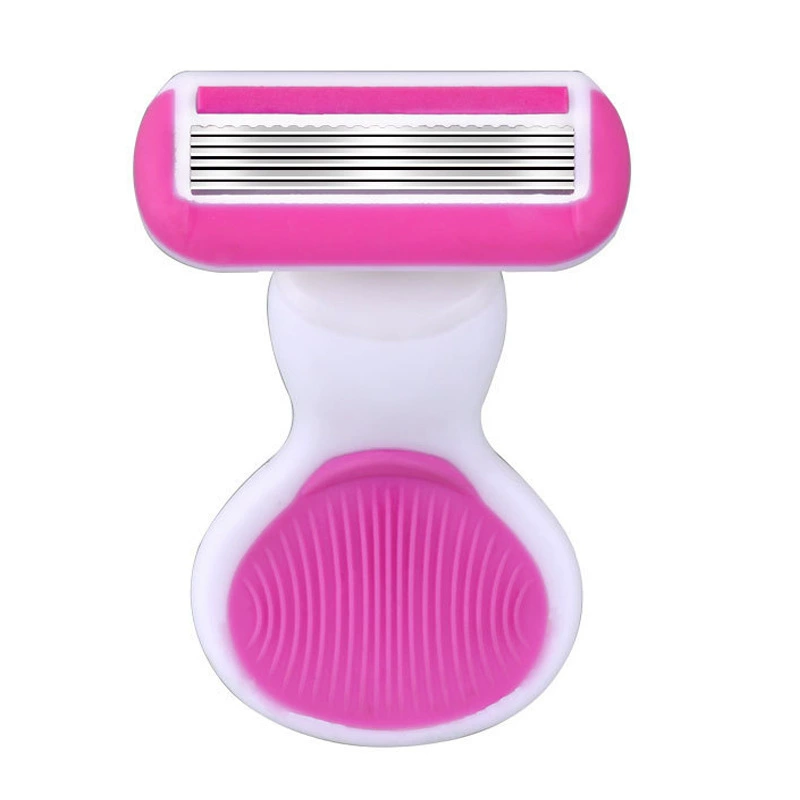 Women's Safety Razor, Shell Handle, Anti-Scratch Compact, Replaceable Blade, 11×7×3 cm