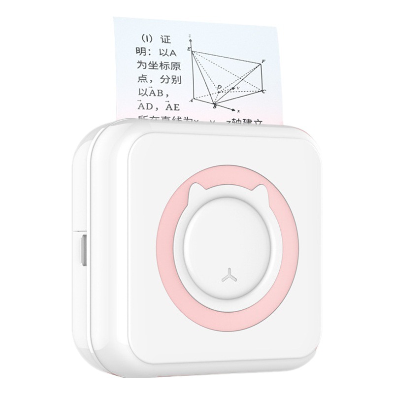 Xunchen pregunta equivocada impresora de etiquetas ultra-claro pequeño mini mano cuenta foto impresora Meow trabajo organizar artefacto