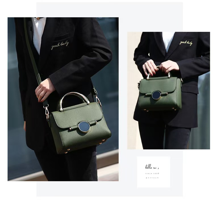 Elegant Women's Solid Colour Crossbody Bag With Magnetic Buckle_voghion.com