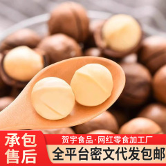 夏威夷果新货奶油味代发批发 薄皮开口坚果零食胡桃果夏威夷果