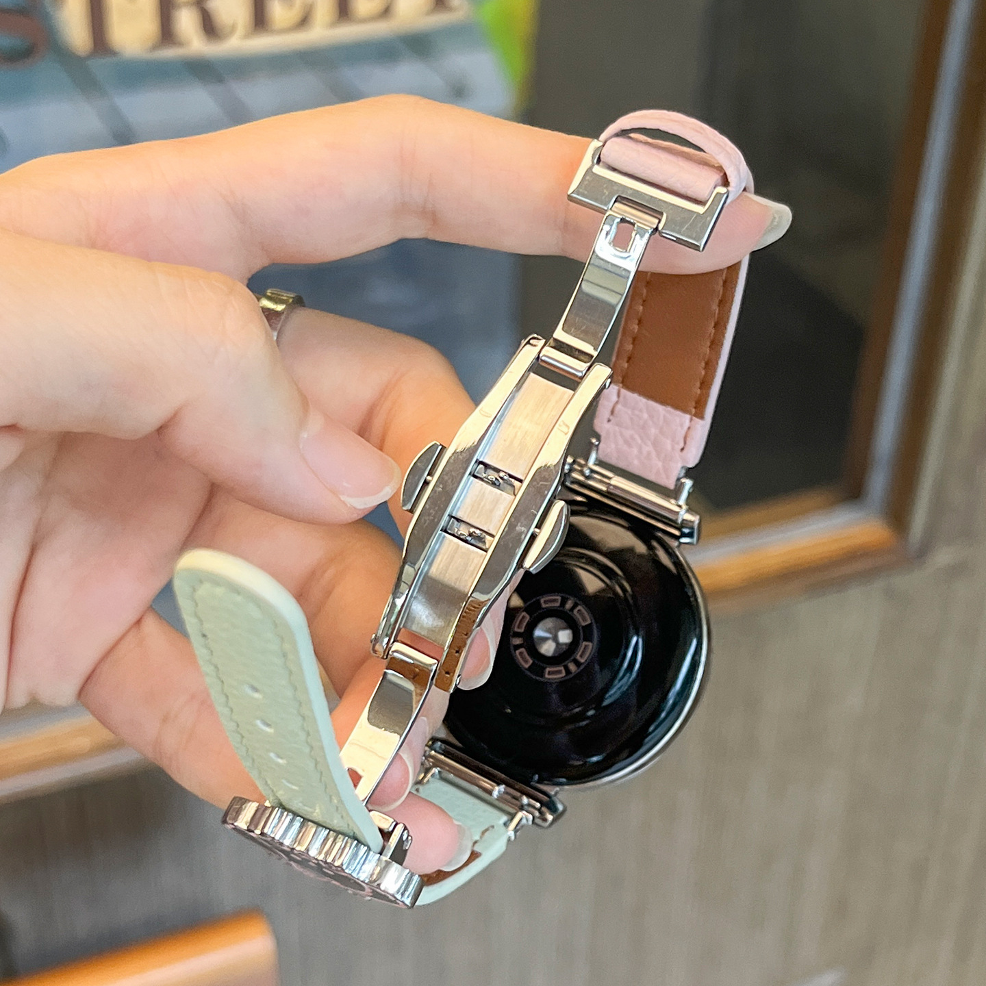 Suitable for Oppowatchx2Mini Watch Strap New Cute Puppy Leather Wristband Watch4Pro Summer X2 Women's Model