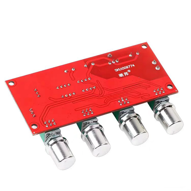 AD828 Amplificador de potencia Tablero de tono HIFI Fever Tablero de nivel previo High School Bass Balance Placa de aumento Potenciómetro image 4