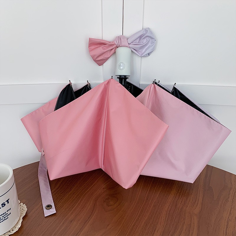 Paraguas de sol completamente automático, protección solar, protección UV, paraguas de sol para mujer, paraguas plegable de alta gama de doble uso, paraguas de cinco pliegues