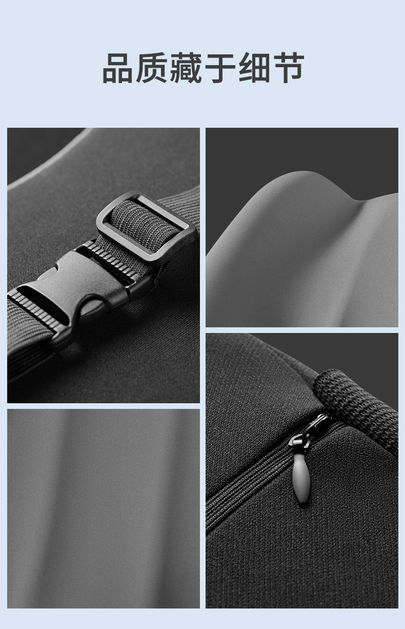 Car headrest car Ice pillow seat waist neck pillow car waist support memory foam waist pillow back cushion cervical support pillow
