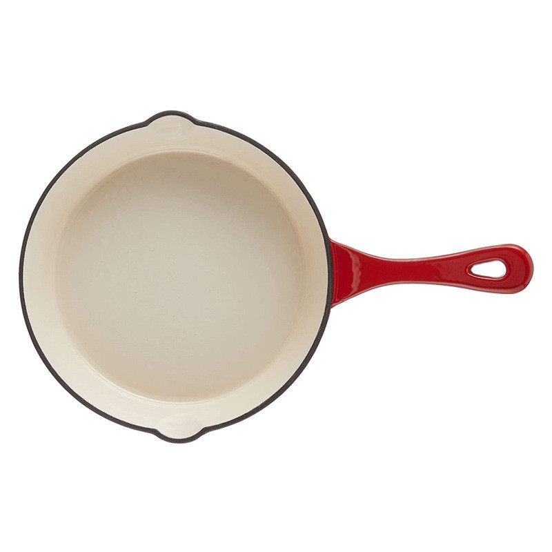 Doble boquilla de aceite sartén de hierro fundido sartén pequeña sartén no fácil de pegar sartén sin recubrimiento Placa de barbacoa