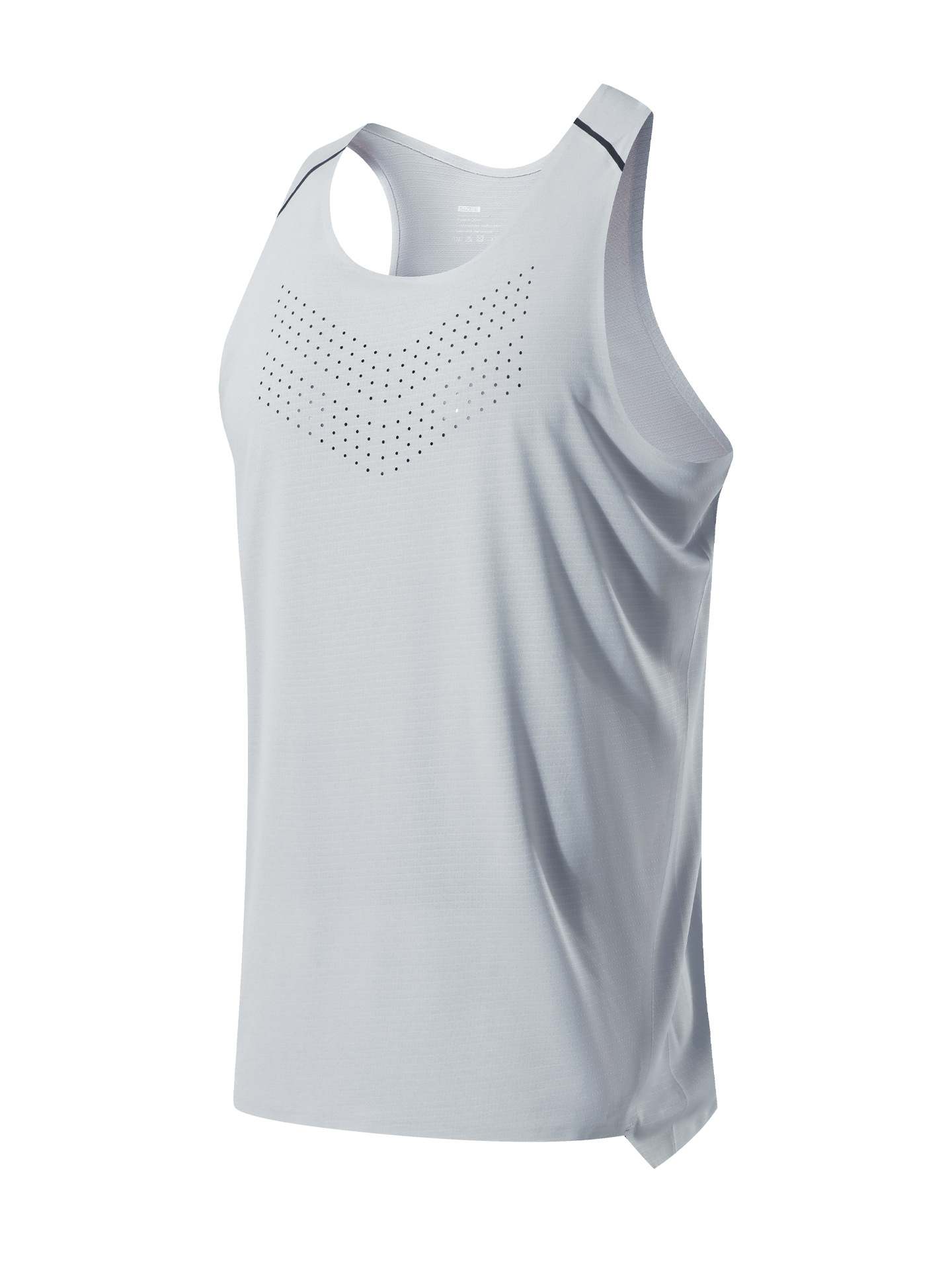 Running Marathon Racing chaleco sin costuras Ajuste rápido de secado transpirable ropa de fitness entrenamiento deportivo Chaleco de prueba corporal