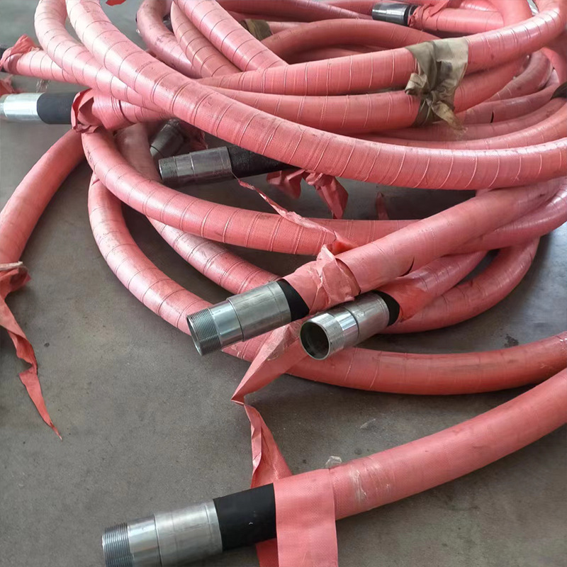 厂家直销高压胶管工程机械钢丝编织缠绕橡胶液压油管高低压液压胶