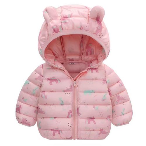  Autumn and Winter New Children's Clothing Children's Down Cotton Jackets Short Boys Girls Cartoon Children's Thickened Jackets
