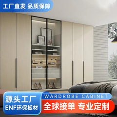工場直販、家全体のキャビネット、ワードローブ、軽くて豪華でシンプルなクローク、無垢材多層ボード、家庭用および業務用キャビネット