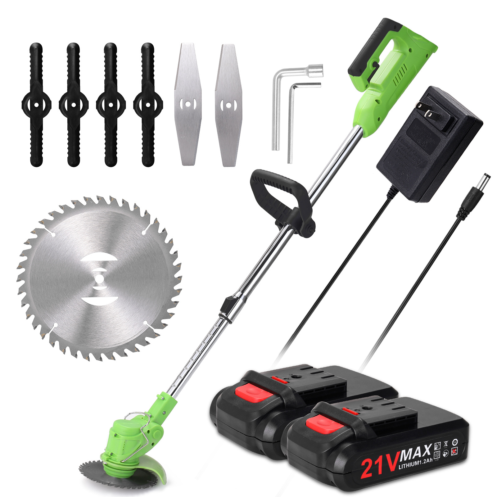 小型家用多功能锂电打锄草农用收割除草神器无刷电动割草机充电式