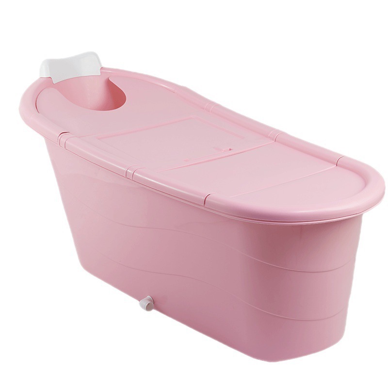 家用洗澡桶成号浴盆泡澡桶大人全身保温儿童浴桶加厚塑料浴缸