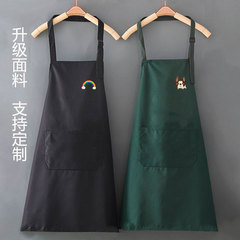 Factory apron printed cover jacket for cooking home kitchen waterproof oil-proof printed logo gift apron jacket