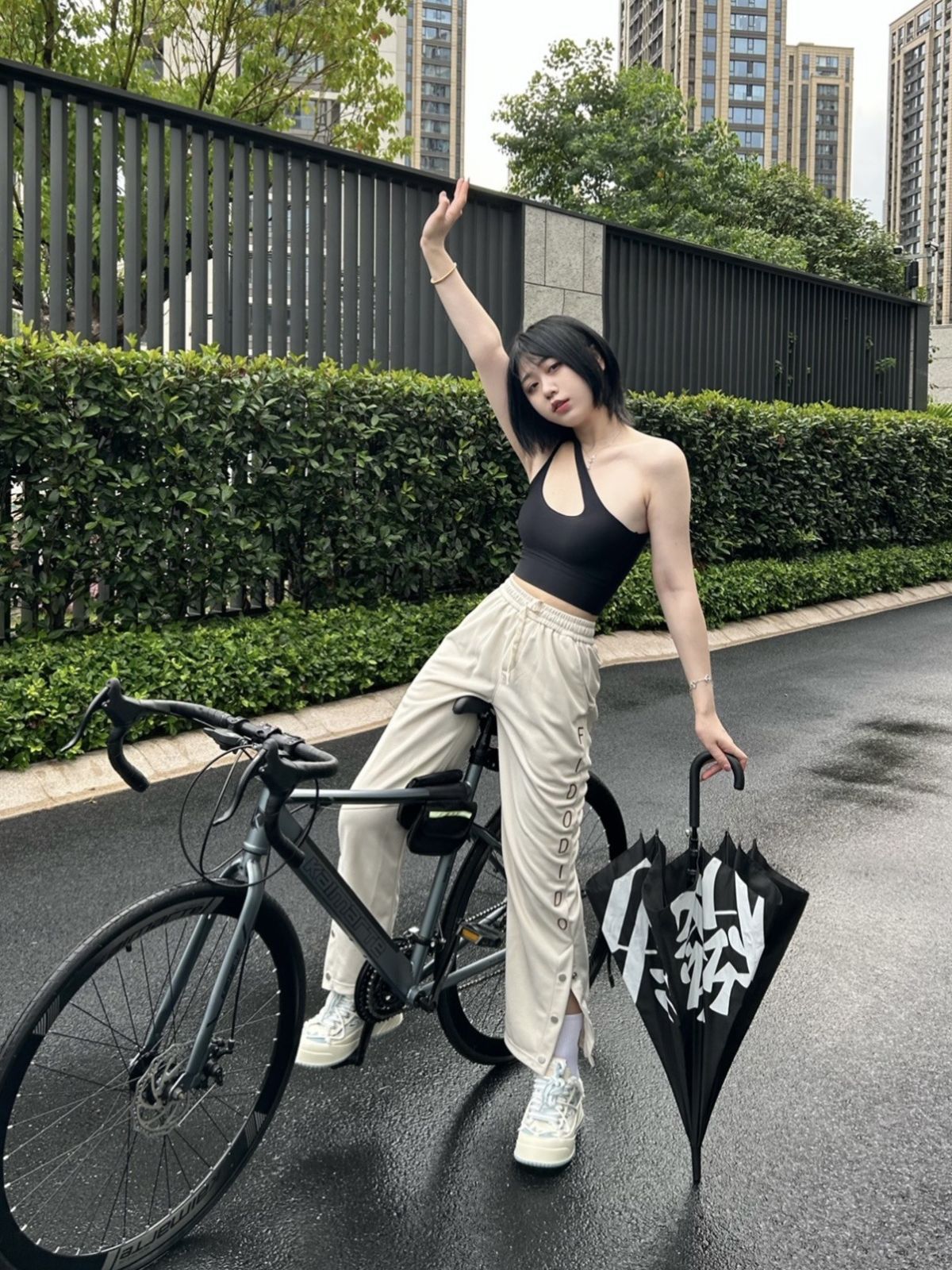 Fabricante Kemat Bicicleta de carretera Bicicleta de montaña con manita curva Freno de disco para adultos, hombres y mujeres, velocidad variable, carrera de ciclismo ligero