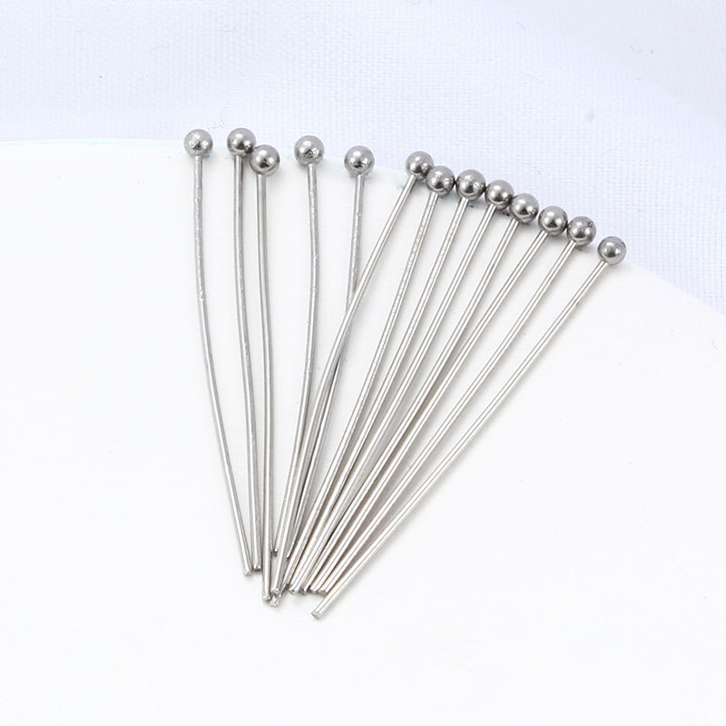 100 PCS/Package Stainless Steel Solid Color Tylostyle display picture 5
