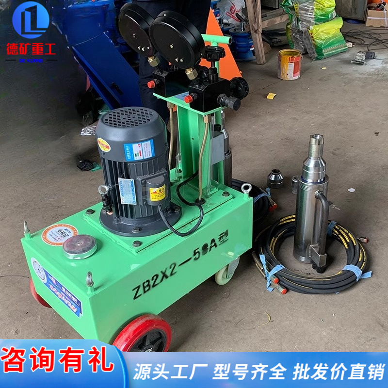 预应力桥梁智能张拉设备 全自动数控同步张拉机千斤顶油泵