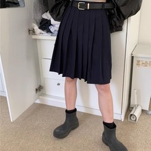 特价活动韩国小众  复古学院风休闲百褶裙半身短裙
