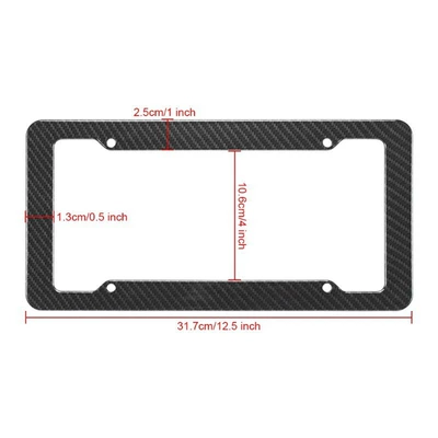 Fiber Pattern Plastic Abs License Plate: License plate holder/license plate holder