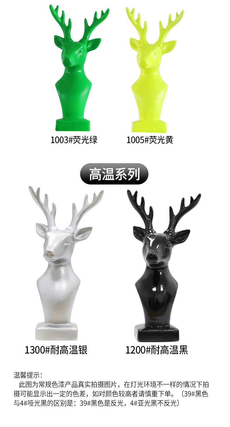 Haoshun factory direct camp Haoshun paint metal paint black and white gold car color change wall paint hand-cranked self-spray paint