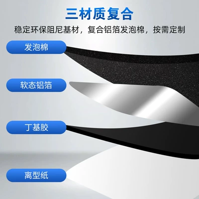 Three-In-One Aslon Car Soundproofing and Shock-Absorbing Car sound-absorbing cotton