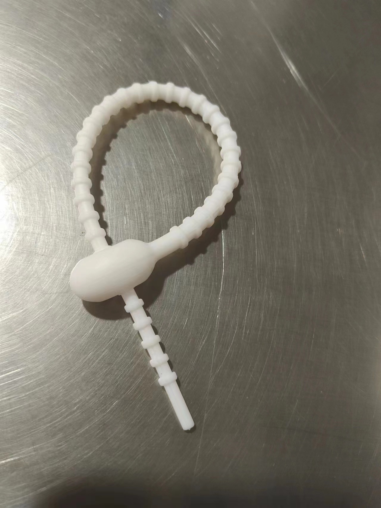 흰색 실리콘 스트랩 215mm