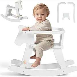 跨境木质儿童摇摇马成人可坐宝宝摇摇马婴幼儿玩具节日礼物